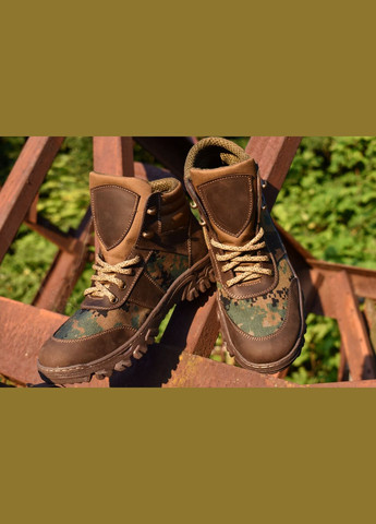 Літні Берці Чоловічі Черевики Тактичні. 36-48р Коричневі+Піксель. Витримують постійні навантаження! MSLM-1020 No Brand (289384807)
