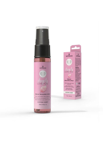 Спрей для минета Deeply Love You Cotton Candy (29 мл), для глубокого минета Sensuva (369780718)