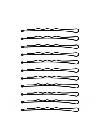 Невидимки для волосся фрезерні, чорні (5 см/24 шт) SPL (305826153)