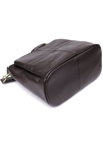 Жіноча сумка з натуральної шкіри зі зручною внутрішньою організацією 22979 Коричневий Vintage (356452110)