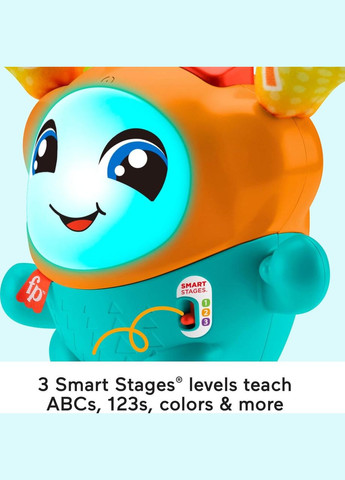 Інтерактивна музично-навчальна іграшка Танцующий Диджей Baby and Toddler Learning Toy DJ Bouncin' star англ. Fisher Price (363023004)