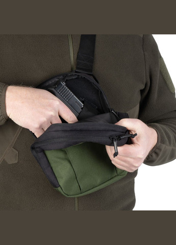 Сумка-кобура PARVUSОливковий/чорний P1G (315881476)