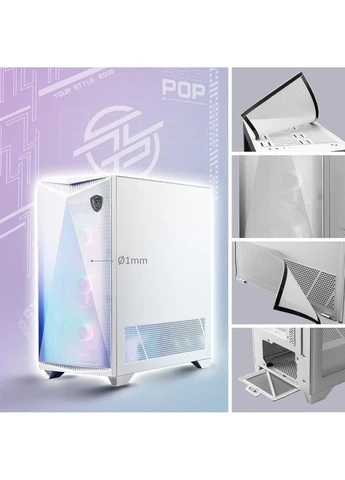 Корпус MPG Gungnir 300R Airflow White [146640] MSI (400892251)