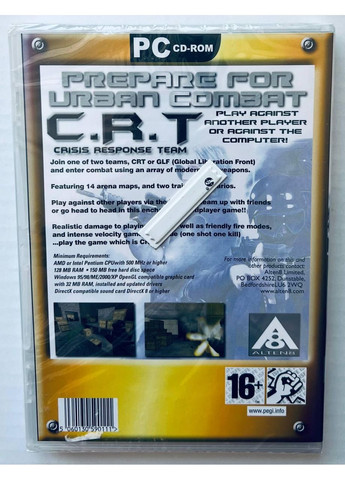 C.R.T: Crisis Response Team, англійська версія - диск для PC Microsoft (361147732)