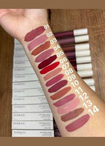 Жидкая Матовая Помада 10 Nude Essence 4 г Farmasi (295265872)