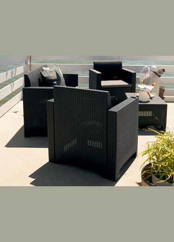 Набор садовой мебели Nebraska 3, графит Bica (329407783)