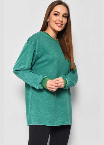 Світшот жіночий зеленого кольору Let's Shop (289843162)