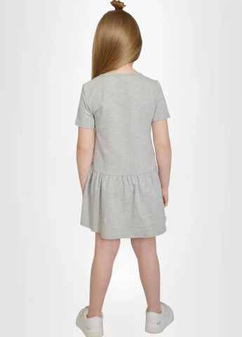 Серое платье для девочки Роза (325220139)