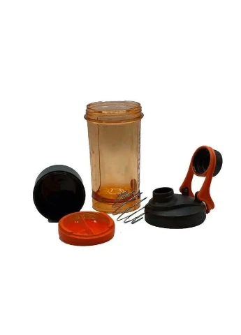 Шейкер KXN-1199 600 мл (+150 мл), Orange/Black Casno (378784416)