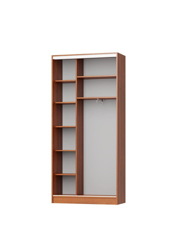 Шкаф-купе двухдверный Стандарт AL 2ДСП 110x45x240 см (MBS-3583) MebelStar (359449440)