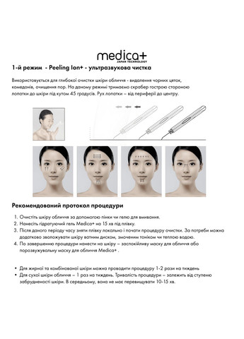 Ультразвуковий скрабер для шкіри обличчя Vibroskin 8.0 (Japan) Medica+ (383360154)