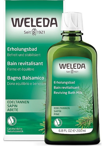 Хвойное молочко для ванны Pine Reviving Bath Milk 200ml (707075-31157613) Weleda (368627188)