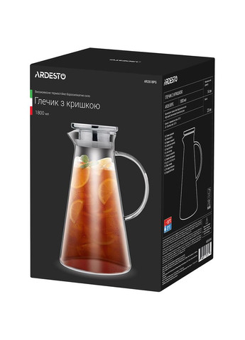 Кувшин с крышкой 1800 мл (AR2618PG) Ardesto (322905720)