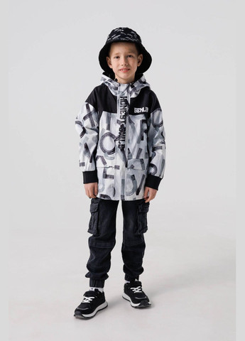 Белая демисезонная ветровка No Brand