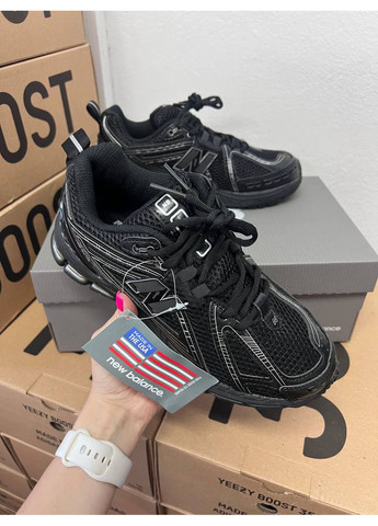 КРОССОВКИ ЖЕНСКИЕ NEW BALANCE 1906D TOTAL BLACK НЬЮ БЕЛАНС 1906D No Brand чёрные демисезоны (368861691)