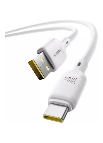 Кабель Silky Series USB-A to USB-C 100W 1m White (P10377703213-00) [155535] Baseus (399436348)