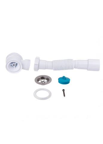 Сифон для душового піддону LP01 (6004P00201) випуск 70 мм, колбовий, монтажна висота 70 мм LIDZ 061930 (372692461)