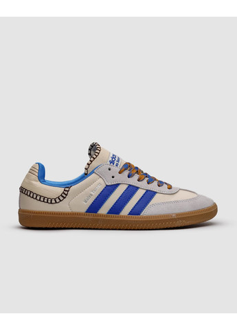 Комбіновані Осінні кросівки чоловічі adidas wales bonner x samba wonder clay royal blue адідас No Brand