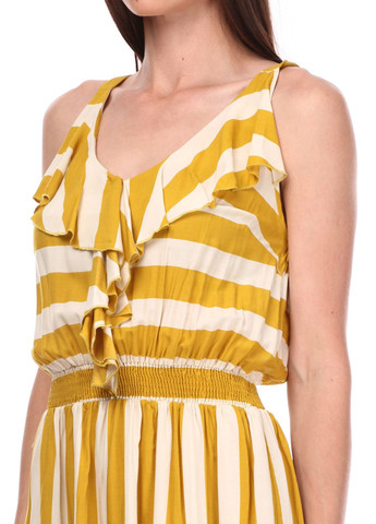 Гірчична повсякденний сукня гірчичний Naf Naf