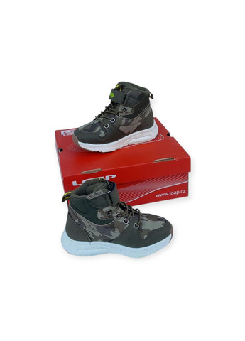 Хакі Осінні кросівки для хлопчиків Loap RACLIF