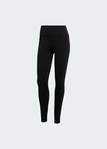 Черные демисезонные леггинсы optime workout full length adidas