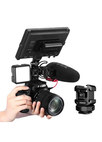 Адаптер кронштейн metal Triple Cold Shoe Mount (UV-2132 PT-12) (2132) Ulanzi Vijim metal Triple Cold Shoe Mount (372840800)