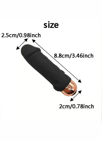 Массажер для точечной стимуляции с силиконовой головкой No Brand (341305871)