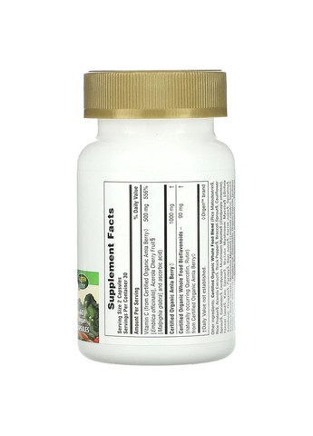 Вітамін С Vitamin C Source of Life Garden, 60 капсул Nature's Plus (361117259)