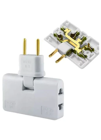 Розгалужувач 3 розетки 10А White (HK338W) Voltronic (377474043)