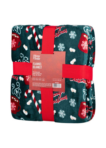 Плед Flannel Солодке какао ART0116PB 160х200 см зелений Ardesto (370142044)