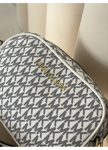 Сумка жіноча крос-боді білий на широкому ремені. No Brand (369935323)