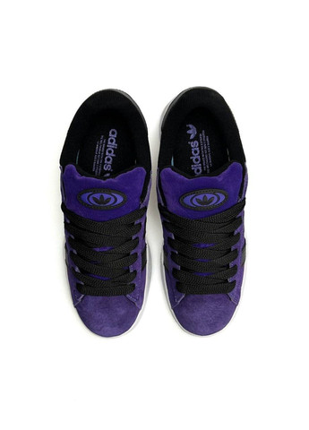 Кросівки жіночі Adidas No Brand Campus 00S New Purple Black White фіолетові демісезони (315773827)
