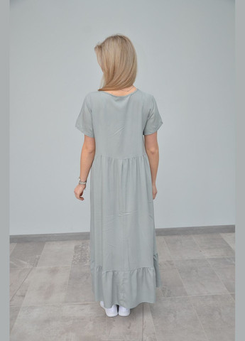 Світло-сіра жіноча сукня, короткий рукав, різні кольори (розміри: m, l, ) xl, світло-сірий No Brand
