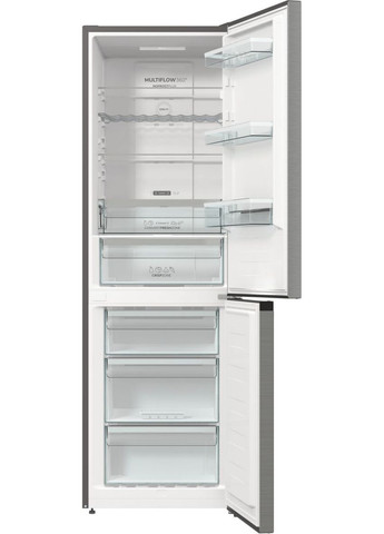 Холодильник з нижн. мороз. камерою NRK6192AXL4, 185х60х60см, 2 двері,203(99)л, А++, Total NF, Зона св-ті, Зовн. Диспл, нерж Gorenje (364275203)