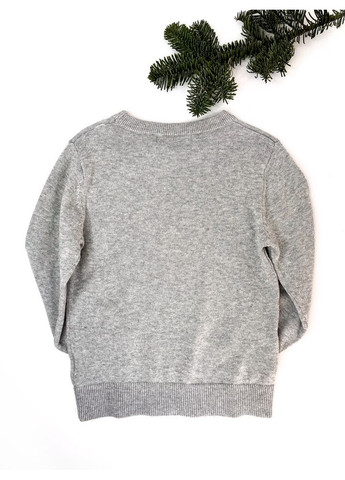 Кофта светр 104 см сірий артикул Л738 H&M (316055723)