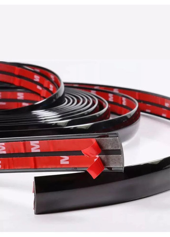 Молдинг-лента для авто самоклеющаяся, антихром молдинг, ЧЕРНАЯ лента (ширина 50 мм, цена за 1 м) No Brand (362669718)