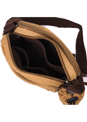 Чоловіча текстильна сумка через плече з чохлом для води 3 пісочна відділення (sku_22210) No Brand (328922436)