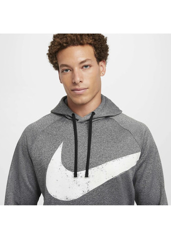 Худі чоловіче Therma-Fit Pullover Fitness Grey Nike (364662480)