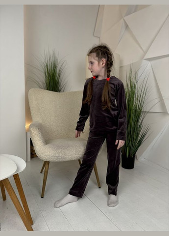 Серая зимняя пижама девочки (подростковая) hc (h001-6352-030) No Brand