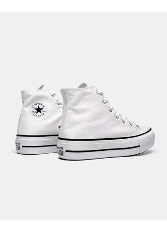 КЕДИ ЖІНОЧІ CONVERSE WMNS CHUCK TAYLOR ALL STAR LIFT HIGH WHITE КОНВЕРС No Brand білі демісезони (367173507)