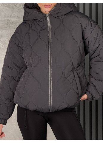 Графітова зимня жіноча куртка Asi.Store.ua