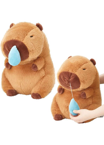 М'яка іграшка Капібара з соплею плюшева обіймашка 50 см My Kigu (371893020)