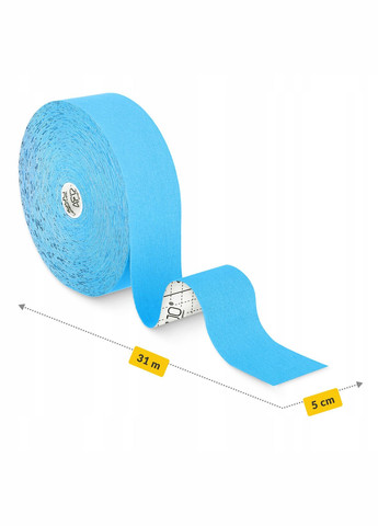 Лента кинезиологическая (кинезио тейп) 5 см x 31 м Sky Blue (P-5905973405546) 4FIZJO (345707421)