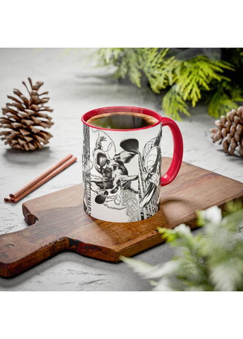 Чашка з принтом "Spider-Man: Темна Павутина" 330мл No Brand (368671421)