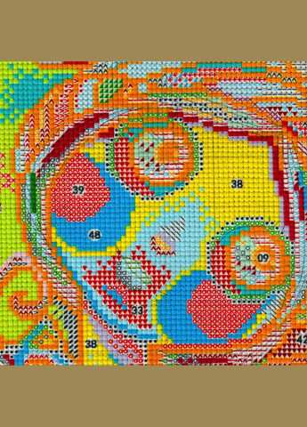 Набір для вишивання за нанесеною на канву схемою "Bigeyed Girl". AIDA 14CT printed 29*40 см Joy Sunday (313614471)