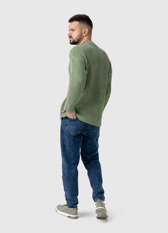 Оливковый зимний джемпер однотонный мужской 2876 оливковый (2000990195081w) shop (2000990195081) Lagos