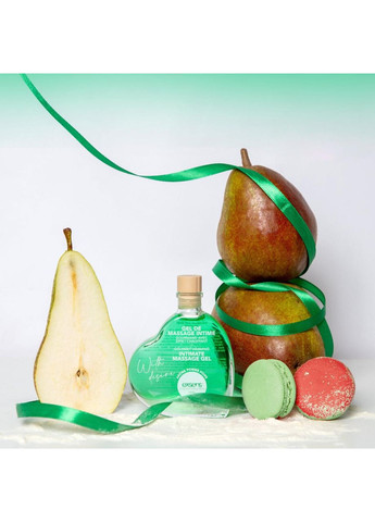 Массажный гель With Desire Apple Pear 50 мл разогревательный, без сахара, съедобный Exsens (367723356)