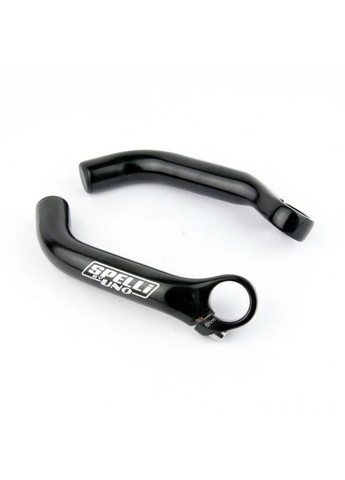 Ріжки BE-F1S алюміній, чорний глянець UNO (356453308)