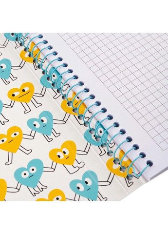 Блокнот на спирали в клетку А5 Stand with Ukraine 151857 50 листов Yes (335585005)