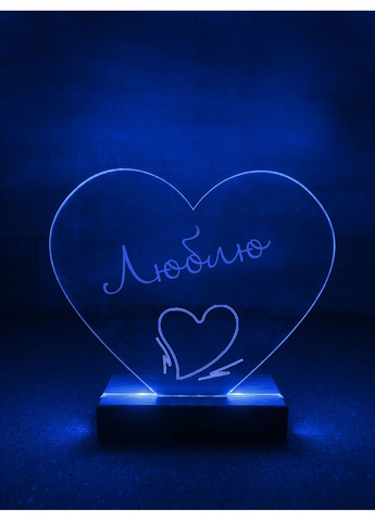 Ночник с блокнотом для пожеланий Сердце Creative (355402153)